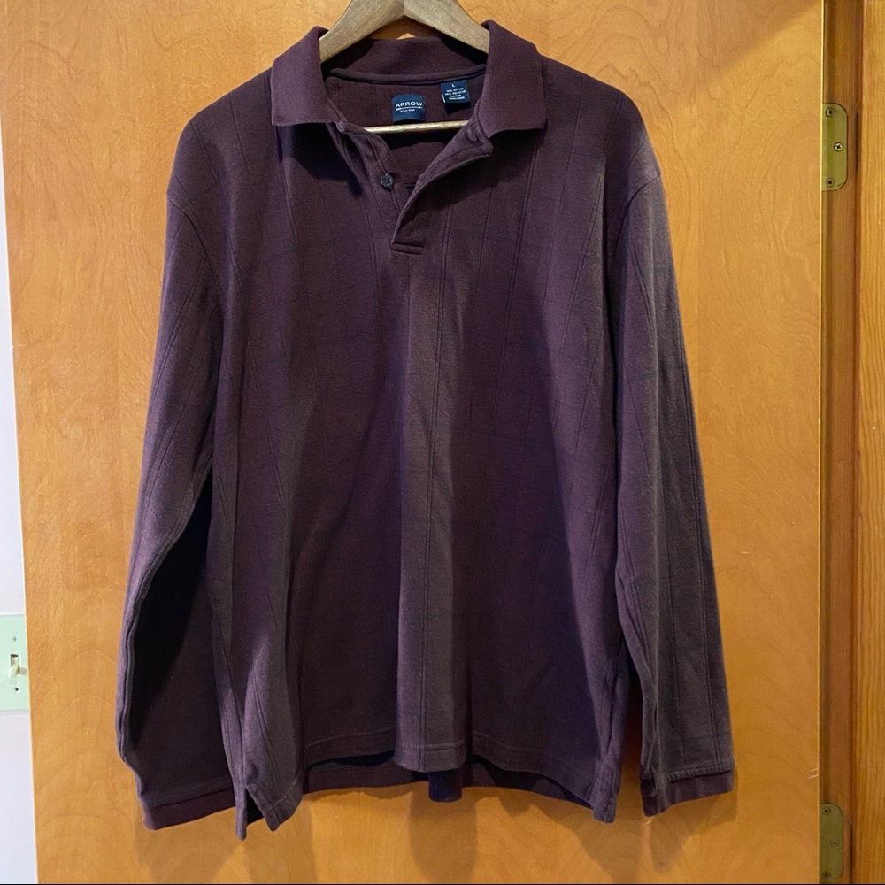 Arrow Long Sleeved Collar Shirt